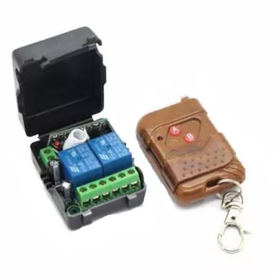 DC 12v 10A Relay 2CH Wireless RF Remote Control Switch Transmitter+ Receiver • $6.09