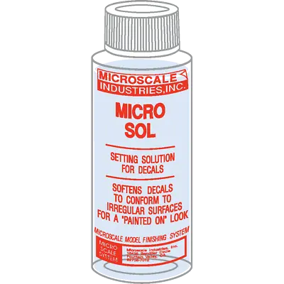Microscale Micro Sol Decal Setting Solution 1oz • $4.39