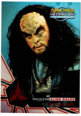 1999 Skybox Star Trek: DS9 Alien Races Klingons # AR5 - General Martok • $3