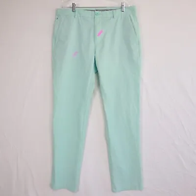 Vineyard Vines Pants Mens 36x32 OTG On-The-Go Performance Golf Chino Flat Front • $22.49