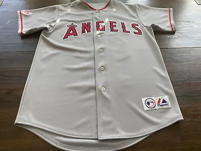 MLB Anaheim Angels Vladimir Guerrero Mens Majestic Stitched Jersey - Medium • $99.99