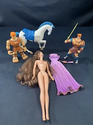 Disney Hercules And Megara Barbie Size Princess Couple Pegasus Mixed Lot • $49.99