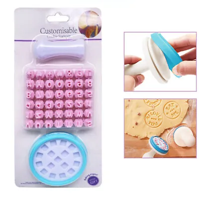 $8.79 • Buy Numbers Letters Cookies Biscuit Stamps Fondant Cutter Mold Cake Decor Mould Tool