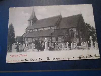 £1.99 • Buy Postcard - Shirley Church, Croydon?? (1904 Posted) R&C Series