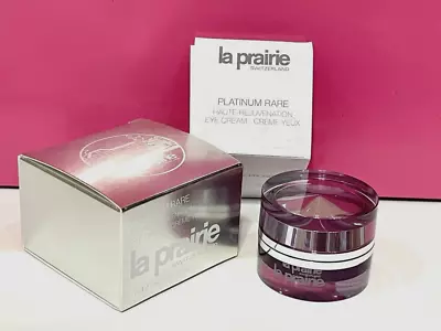 La Prairie Platinum Rare Haute-Rejuvenation Eye Cream 3 Ml./0.1 Oz. New In Box • $79.99