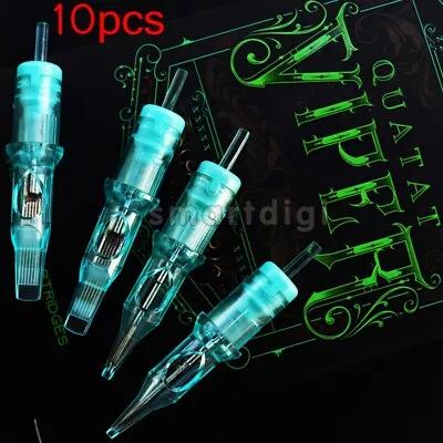 10x Sterile Disposable Tattoo Needle Cartridges Round Liners Shaders RL M1 RS RM • $17.99