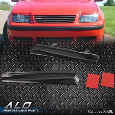 Fit For VW Jetta MK4 1999-2005 1 Pair Mean Look Upper Headlight Cover Eyelids • $10.14