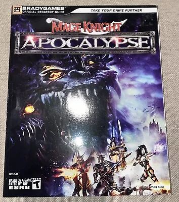 Mage Knight Apocalypse Strategy Guide By BradyGames Staff (2006 Paperback) • $9.99