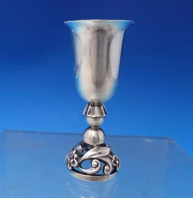 Blossom By La Paglia Sterling Silver Cordial Cup 3 1/8  X 1 3/8  1.49ozt (#7485) • $80.10