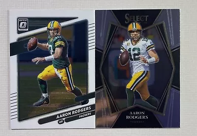 Aaron Rodgers Lot Of 2 Cards Panini Donruss Optic / Select Premier Level Packers • $1.20