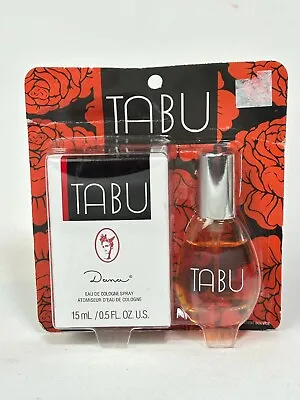Vintage Dana TABU .5 Oz Cologne Spray Fragrance NOS • $16