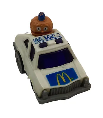 Ertl McDonalds Big Mac Police Pull Back Car Mayor McCheese VTG Meal Toy 1984 • $13.16