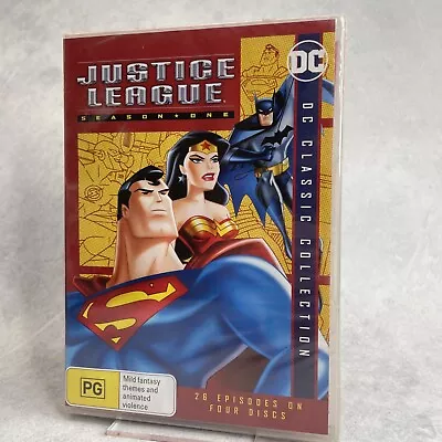 Justice League : Season 1 (DVD 2001) New And Sealed Free Post • $54.99
