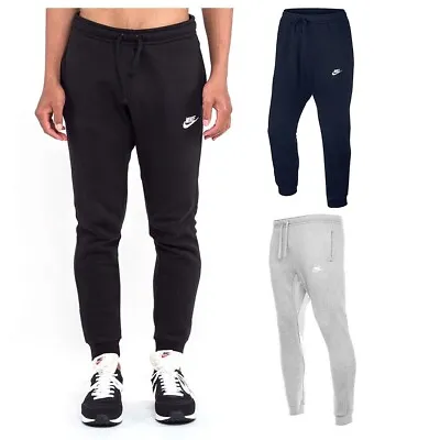 Nike Mens Jogger Athletic Regular Fit Gym Work Out Draw String Fleece Sweatpants • $38.88