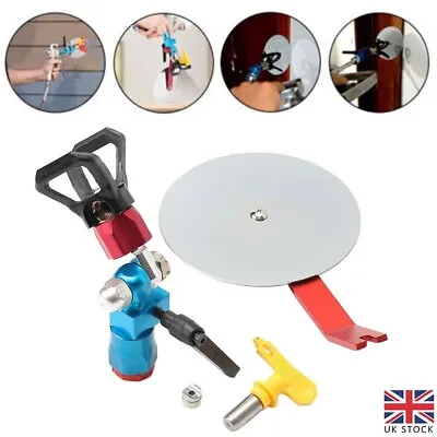 Universal Spray Guide Accessory Tool Airless Paint Sprayer+315 Nozzle 7/8'' UK • £10.99