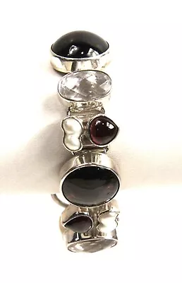 New With Tag! Starborn Sterling Silver Garnet & Pearl Bracelet Nwt • $550