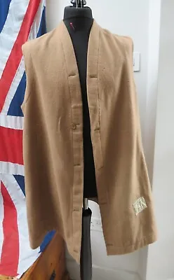 1945 WWII British Army Officer's Trench Coat Wool Liner Camel Fleece No.1 Size 2 • £49.95