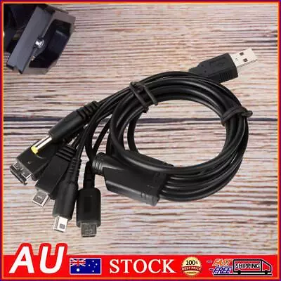 5 In1 USB Charger Universal 1.2m/4 Ft For Nintendo NDSL / NDS NDSI XL 3DS • $9.89