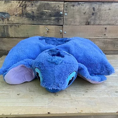 Authentic Genuine Disney Parks Stitch Lilo & Stitch Blue Pillow Pet Plush Toy • $24.97