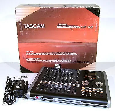 🔥【MINT In BOX】Tascam DP-02 Portastudio 8-Track Mixer/CD Recorder! XLR💥GUARANTY • $395.96