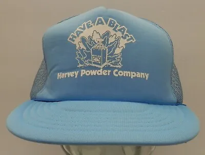 Vintage Harvey Powder Company TNT Explosives Mining Hat Snapback Truck Hat • $14.99
