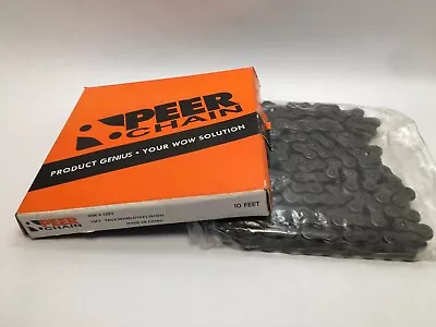 Peer 60R Roller Chain 10 Ft 60RX10FT 60-R X 10FT W/ Connection Link • $88.95