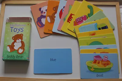 Usborne Baby Flashcards 'Toys' New Cards With Worn Box • £6