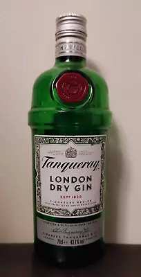 Empty Green Tanqueray London Dry Gin Glass Decorative Empty Bottle 70cl • £5.25