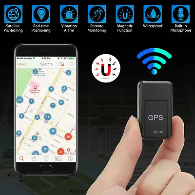 GF07 Mini Magnetic GPS Tracker Real-time Car Truck Vehicle Locator GSM GPRS USA • $9.51