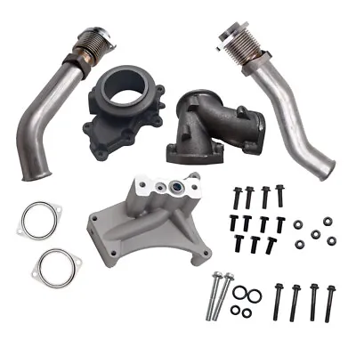 Turbo Up Pipe Kit With NON-EBPV Pedestal + Exhaust Housing For 99.5-03 Ford 7.3L • $134.49