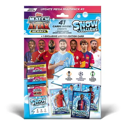 UK Match Attax Football Soccer UEFA League 2024 Cards Update Mega Multipack #3 • $37.99