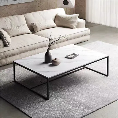 Rectangular Coffee Table Sintered Stone Cocktail Table For Living Room Apartment • $109.95