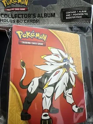 Pokemon Sun And Moon Collector's Mini Album (holds 60 Cards) (no Booster) • $3