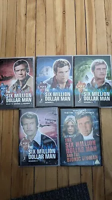 The Six Million Dollar Man:Seasons 123 4 & Pilot TV Movie: The Bionic Woman • $22