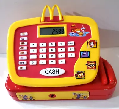 2004 McDonald's Drive Thru Electronic Talking Cash Register Toy Tested WORKS • $15.99