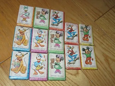 Walt Disney Mickey Mouse SOAP Lot Minnie & More Miniature Vintage (FF839) • $14.39