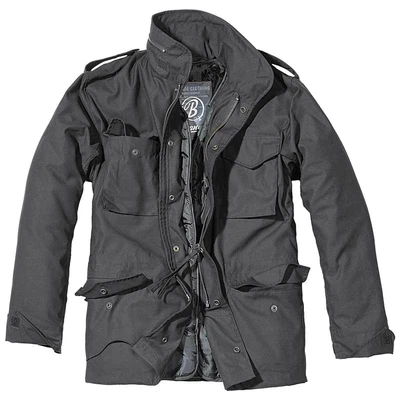 £59.95 • Buy Brandit Classic M65 Field Jacket Black Mens Warm US Vintage Military Army Coat