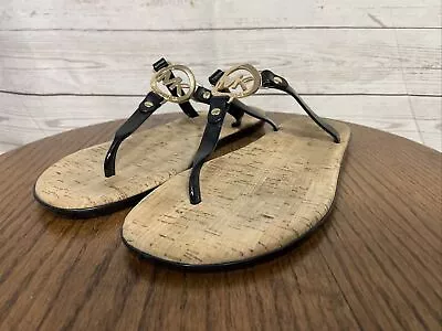 Women’s Black Michael Kors Sandals-Size 9 • $0.99