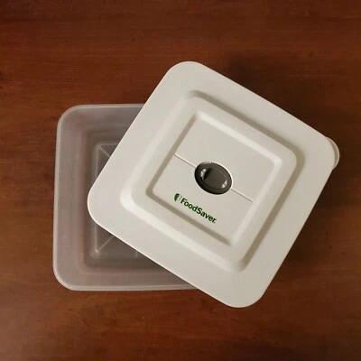 $12 • Buy Food Saver Square Vacuum Seal Storage Container & Lid Lunch Sandwich Box 131708