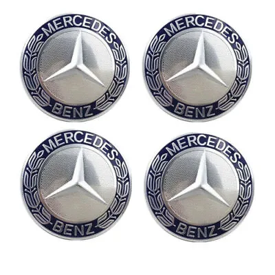 4pcs Fit For Mercedes-Benz C E S Wheel Center Hub Caps Cover Badge 75MM Emblem • $10.99