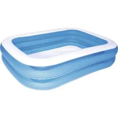 Bestway 2 Ring Inflatable Family Summer Garden Paddling Swimming Pool 83x52x18” • £15