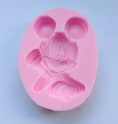 Mickey Mouse Silicone Cake Mold Baking Decorate Mould Party 3D Topper UK • £4.99