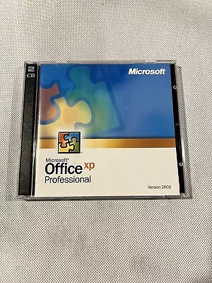 Microsoft Office XP Professional Version 2002 With Product Key • $15