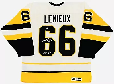 Mario Lemieux Signed Pittsburgh Penguins CCM Authentic Jersey NHL HOF 97 JSA COA • $2999.99