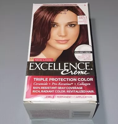 L'Oreal Excellence Creme Permanent Hair Color 4RM Dark Mahogany Red • $7