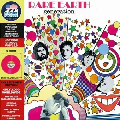 Rare Earth - Generation (Original Soundtrack) [New Vinyl LP] Pink • $28.63