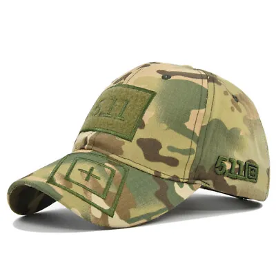 £5.86 • Buy Mens Camouflage Baseball Cap Tactical Military Hunting Hat Snapback Hat Trucker 