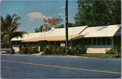 Coconut Grove Florida Postcard  LA CASITA TEA ROOM  Restaurant C1950s Unused • $5.62