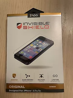 Zagg Invisible Shield Screen Protector For IPhone 5S/5/5C - Clear • $9.50