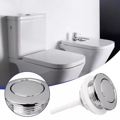 Toilet Push Button Single Flush Button Bathroom Toilet Butto Water D0Z1 B7Q4 • £3.31